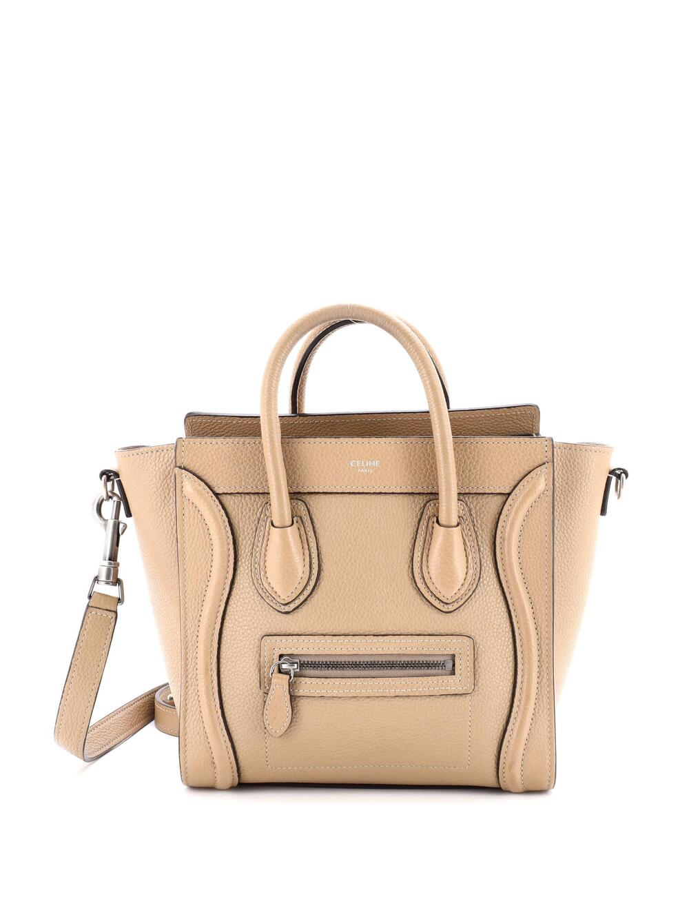 Celine Luggage Bag Grainy Leather Nano #296234C17B